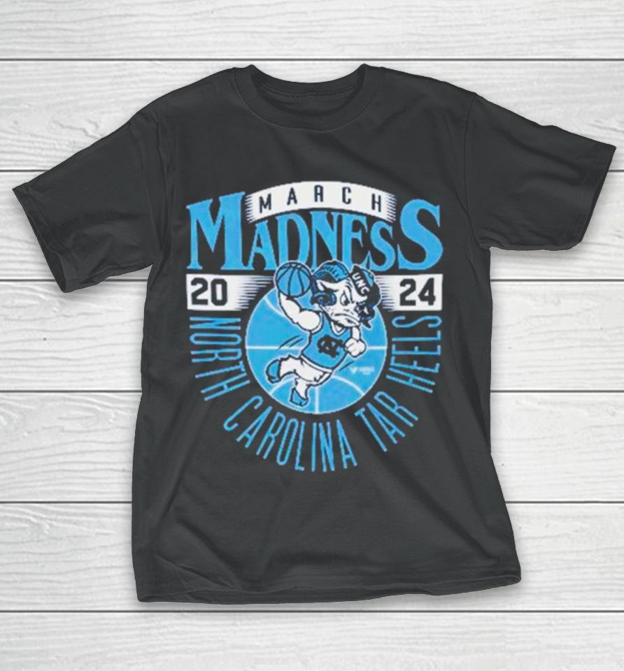 North Carolina Tar Heels 2024 Ncaa March Madness Retro T-Shirt