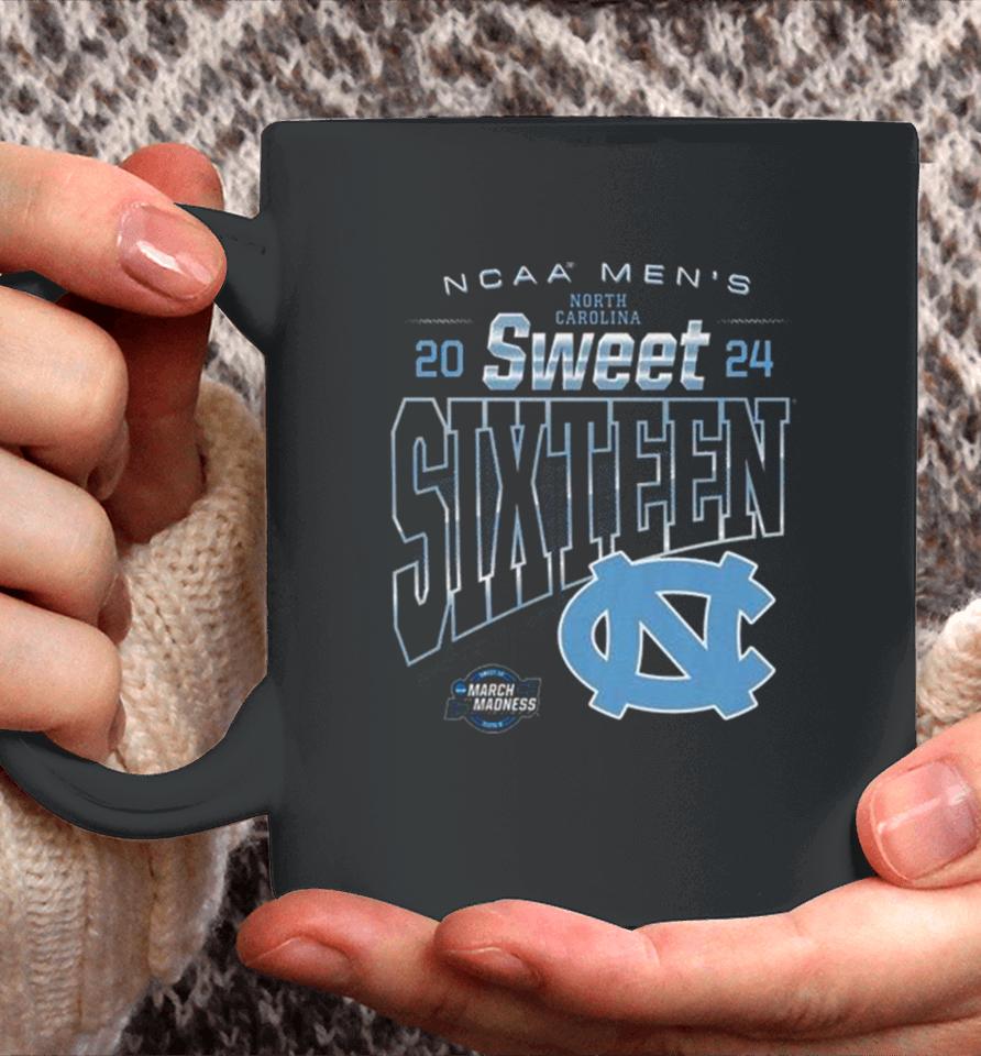North Carolina Tar Heels 2024 Ncaa Men’s Sweet Sixteen Coffee Mug