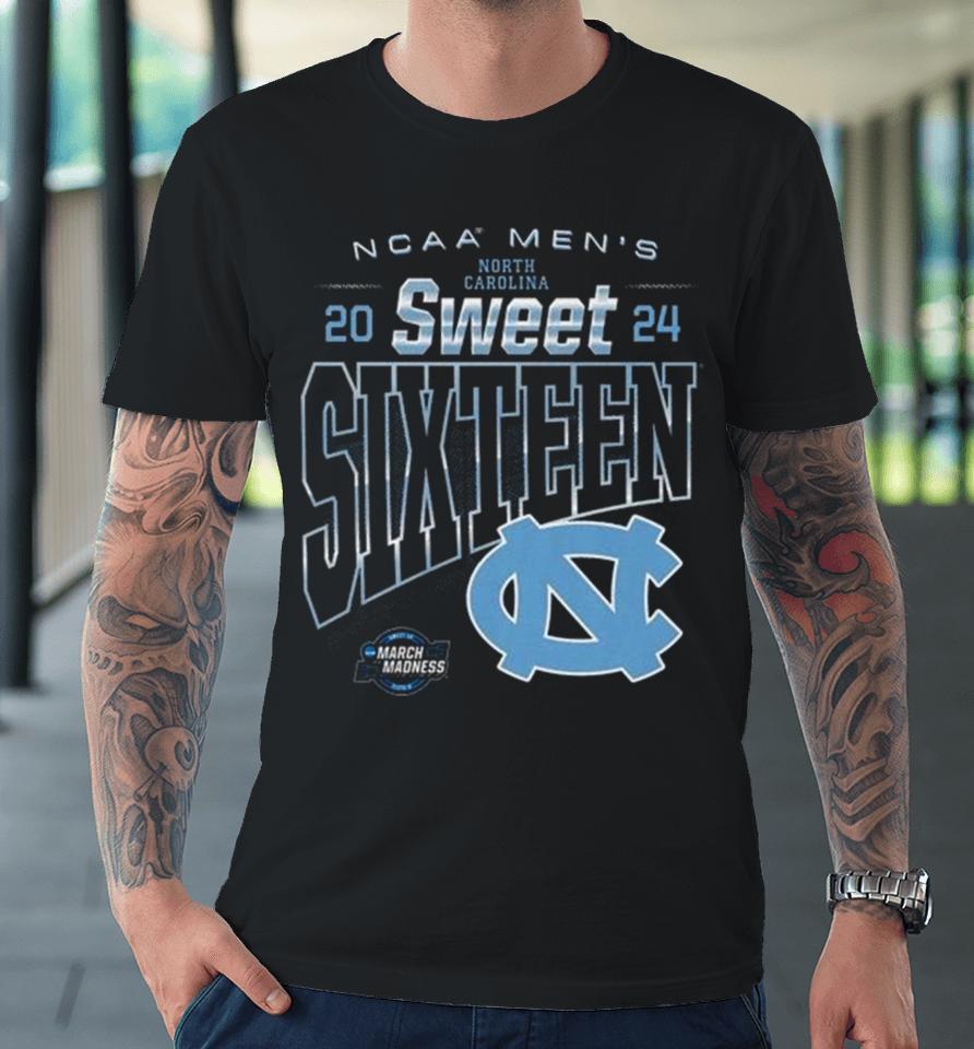North Carolina Tar Heels 2024 Ncaa Men’s Sweet Sixteen Premium T-Shirt