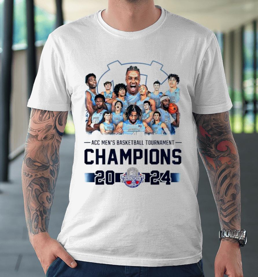 North Carolina Tar Heels Acc Men’s Basketball Tournament Champions 2024 Premium T-Shirt