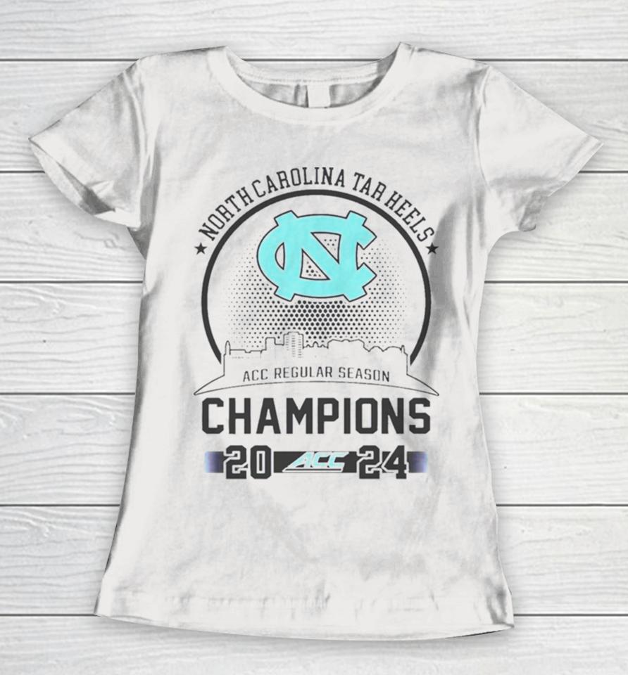 North Carolina Tar Heels Acc Regular Season Champions 2024 Women T-Shirt