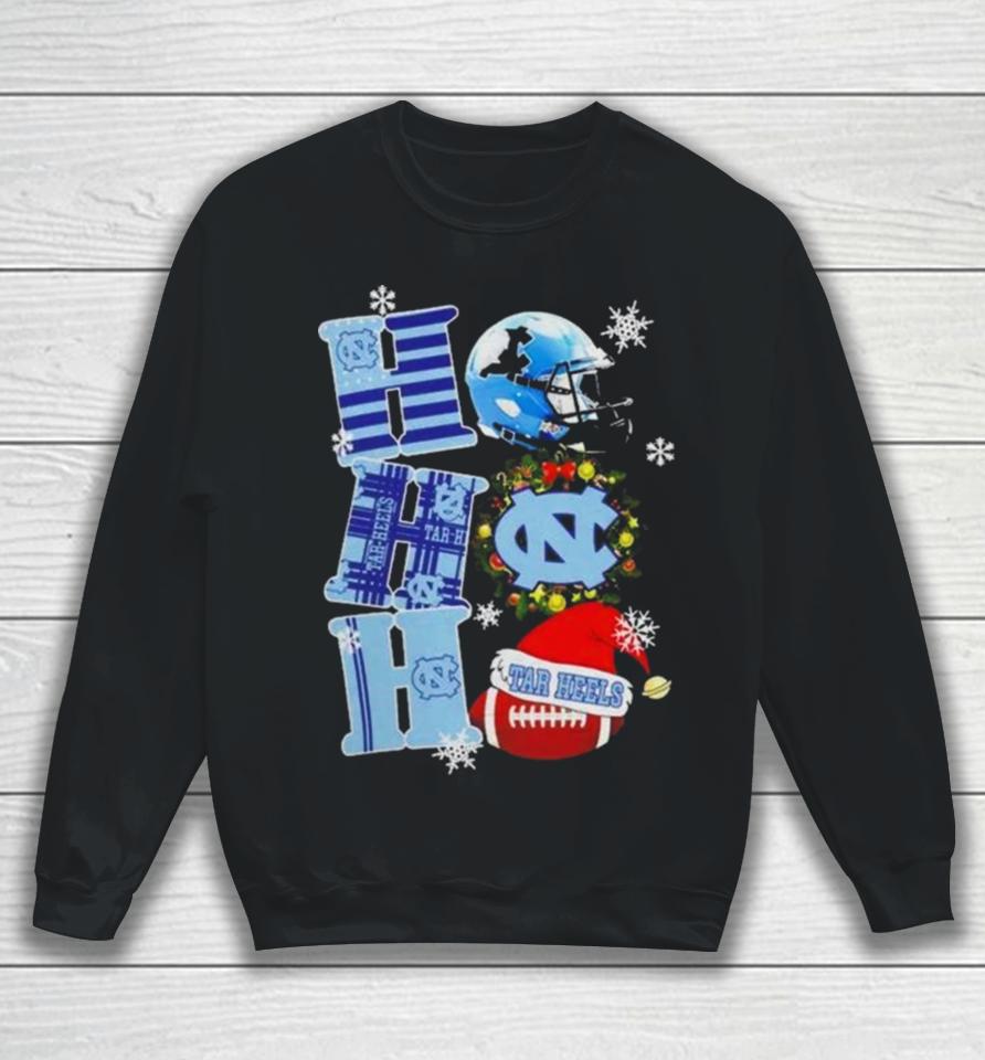 North Carolina Tar Heels Ncaa Ho Ho Ho Christmas Sweatshirt