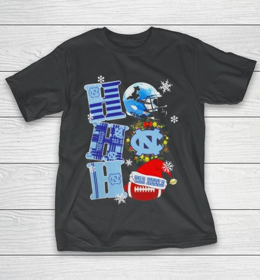 North Carolina Tar Heels Ncaa Ho Ho Ho Christmas T-Shirt