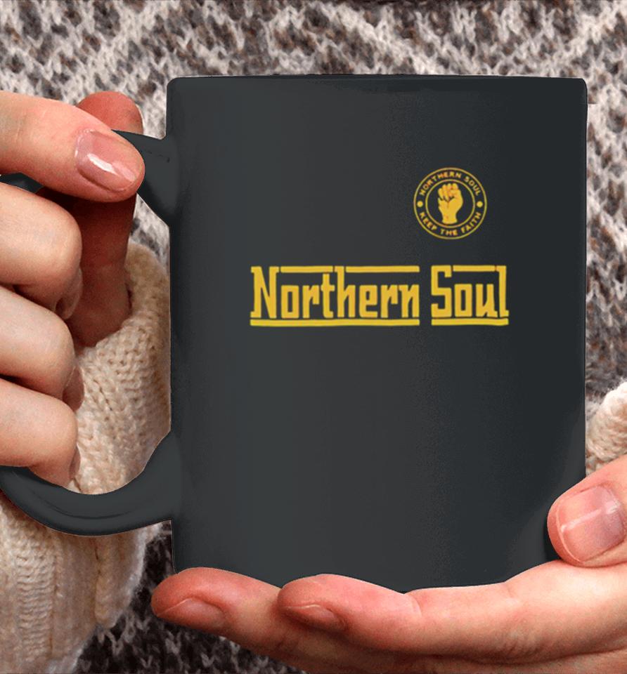 Northern Soul Keep The Faith Wordmask Coffee Mug