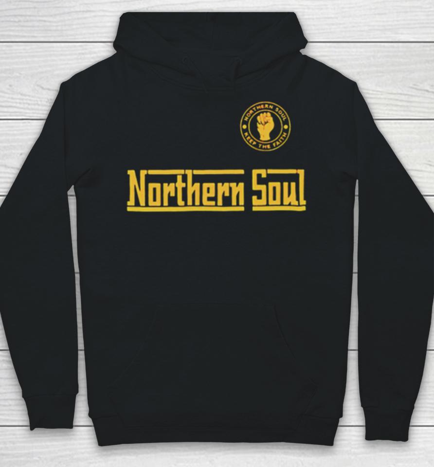 Northern Soul Keep The Faith Wordmask Hoodie