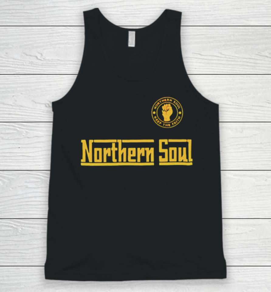 Northern Soul Keep The Faith Wordmask Unisex Tank Top