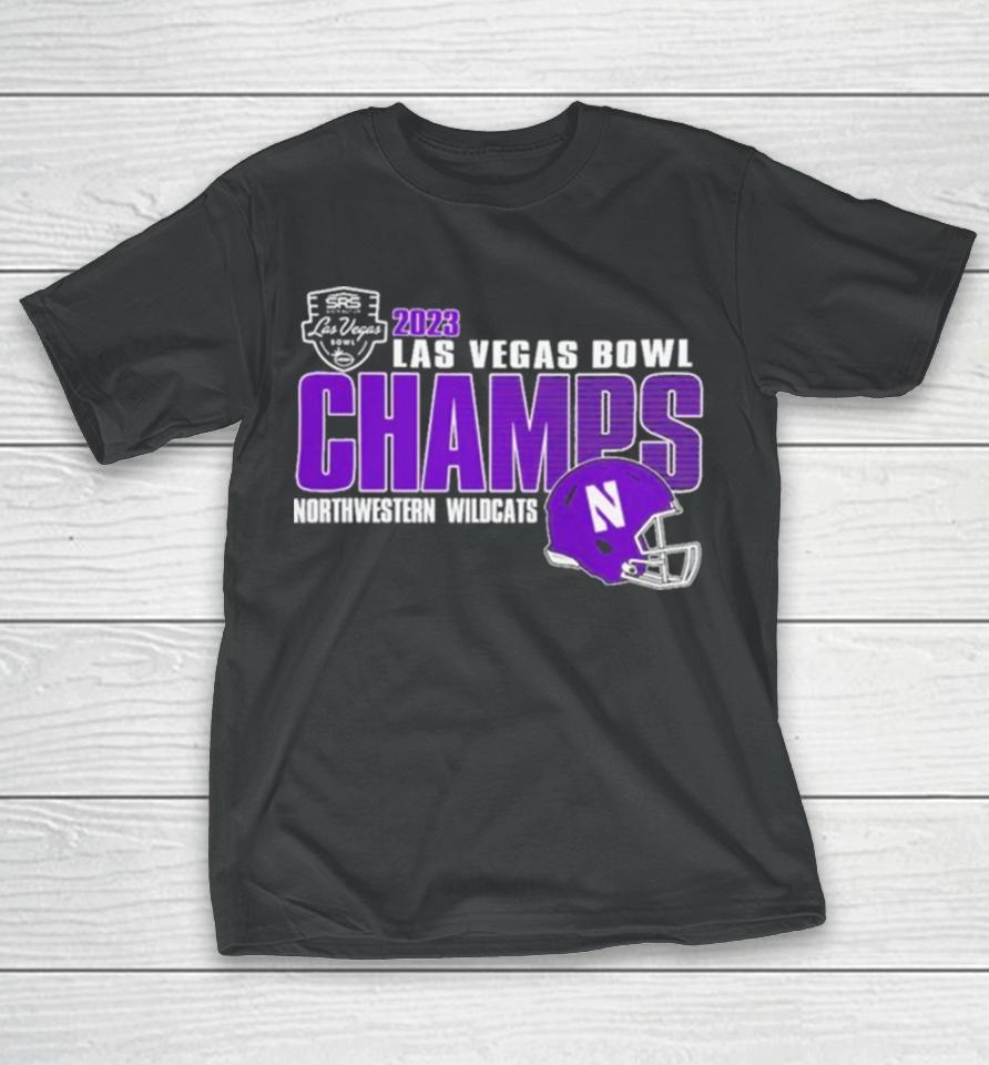 Northwestern Wildcats Champions 2023 Las Vegas Bowl T-Shirt