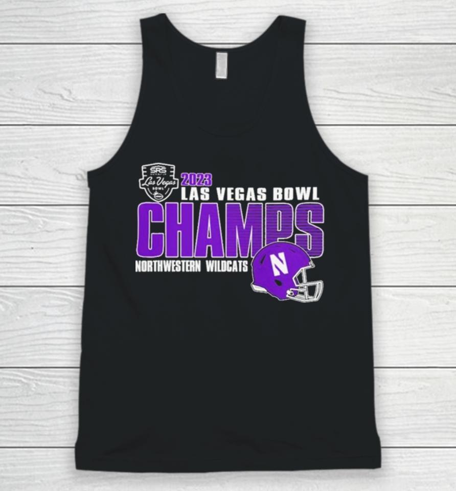 Northwestern Wildcats Champions 2023 Las Vegas Bowl Unisex Tank Top