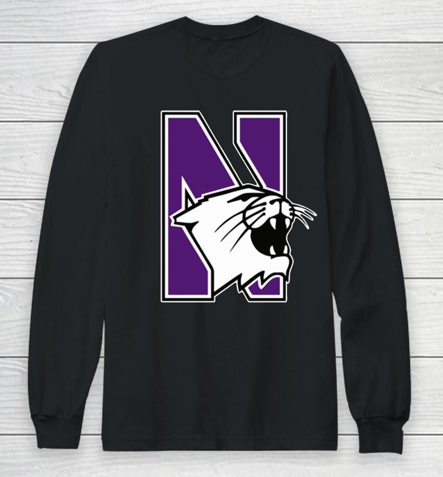 Northwestern Wildcats Logo Long Sleeve T-Shirt