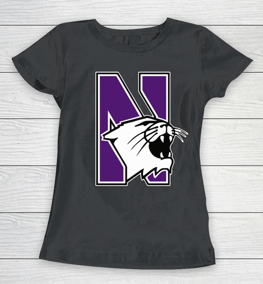 Northwestern Wildcats Logo Women T-Shirt