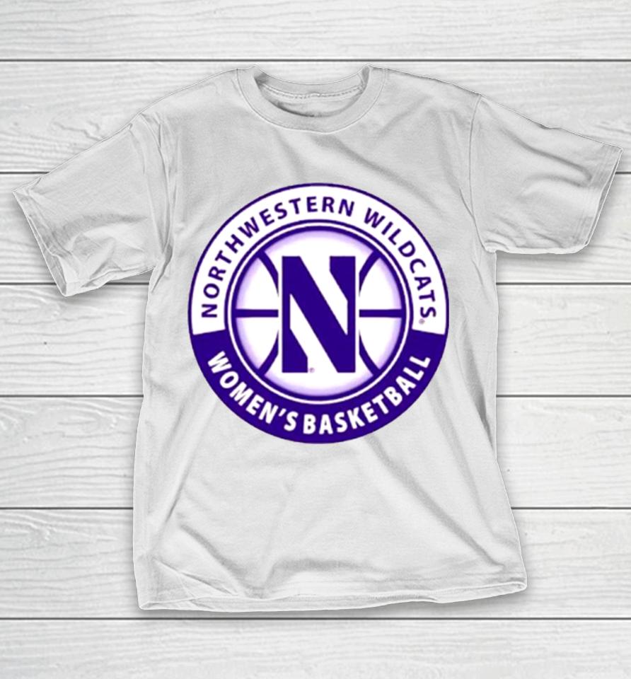 Northwestern Wildcats Women’t Basketball Logo T-Shirt