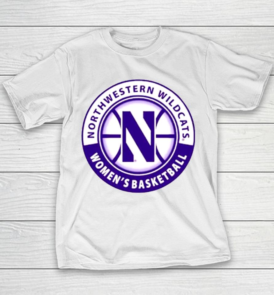 Northwestern Wildcats Women’t Basketball Logo Youth T-Shirt