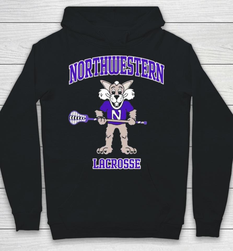 Northwestern Wildcats Youth Willie Lacrosse Hoodie
