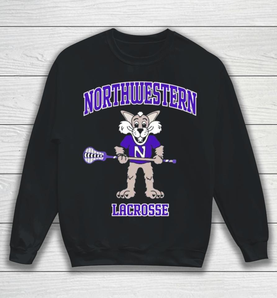 Northwestern Wildcats Youth Willie Lacrosse Sweatshirt