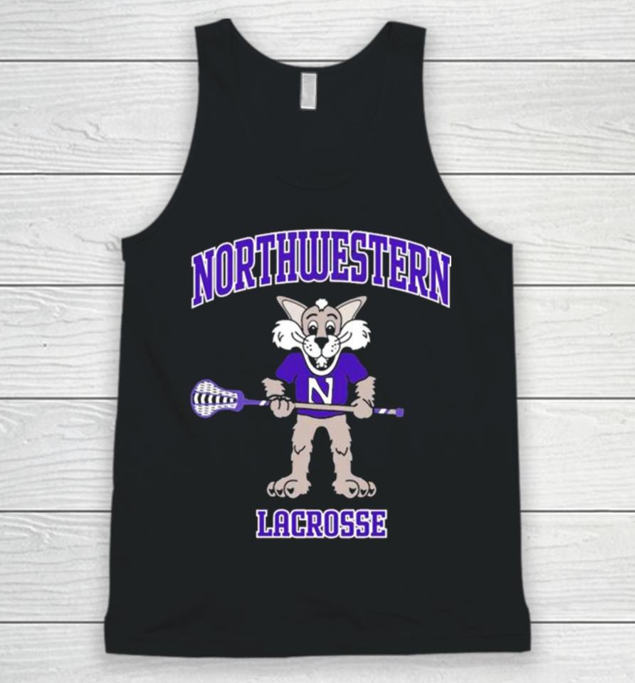 Northwestern Wildcats Youth Willie Lacrosse Unisex Tank Top