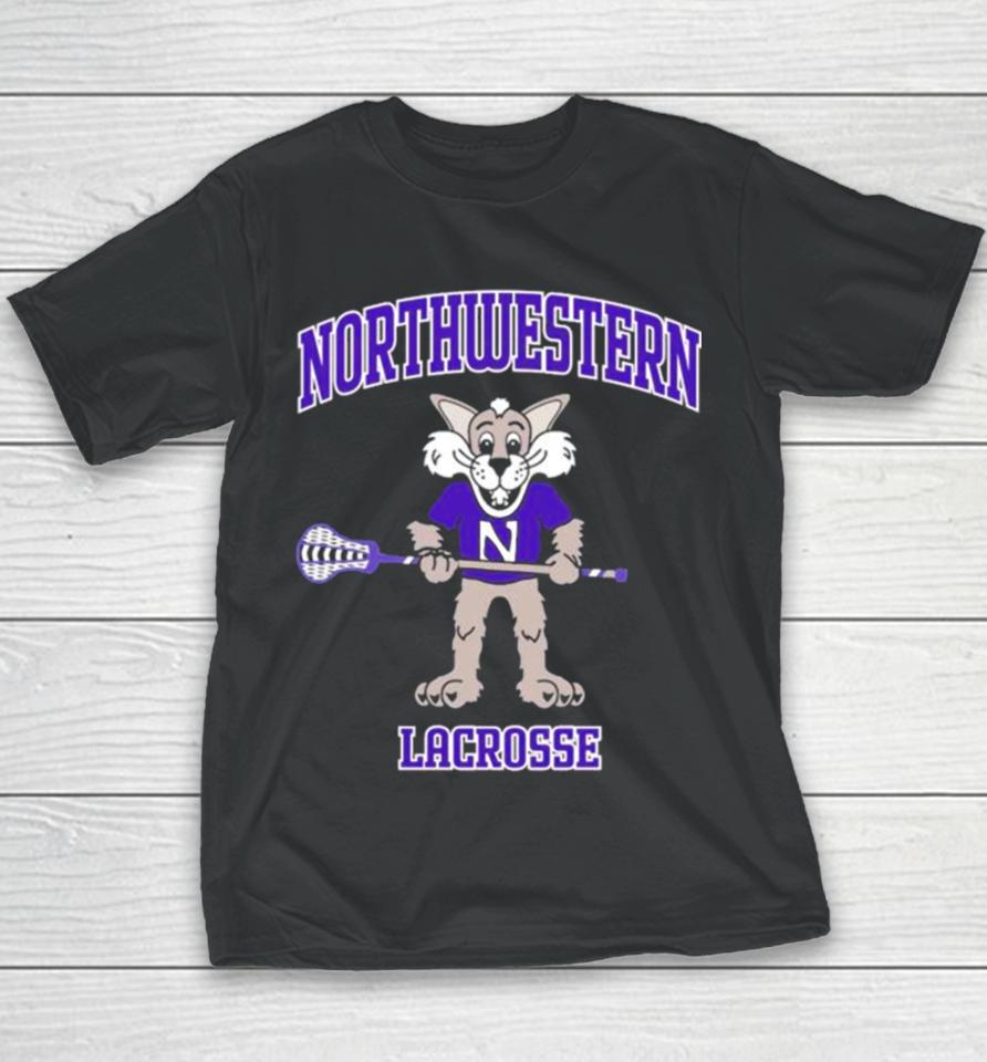 Northwestern Wildcats Youth Willie Lacrosse Youth T-Shirt