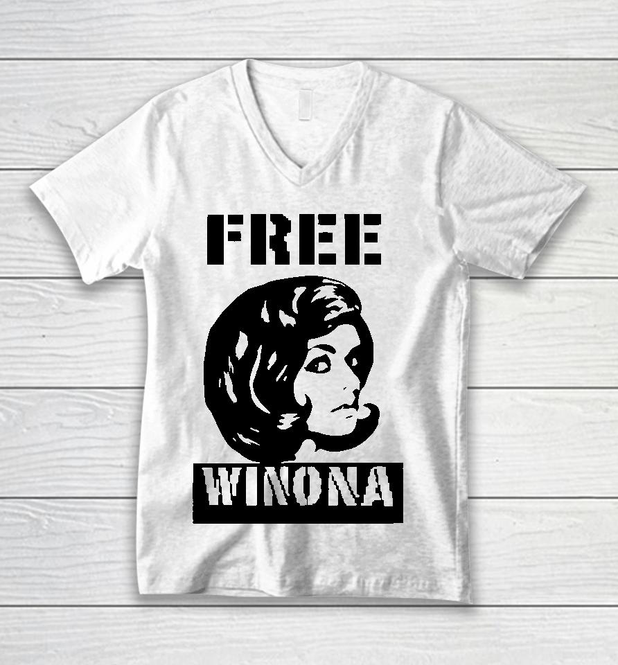Nostalgia Free Winona Unisex V-Neck T-Shirt