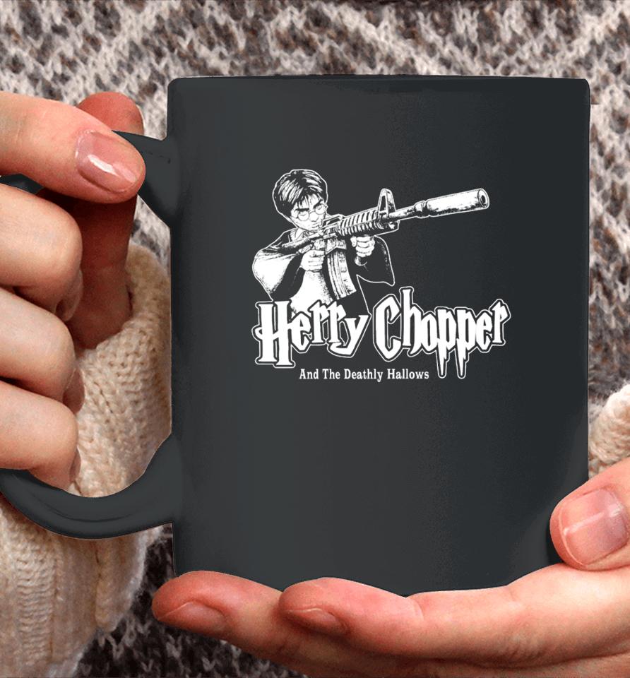 $Not Get Busy Or Die Studios Herry Chopper And The Deathly Hallows Coffee Mug