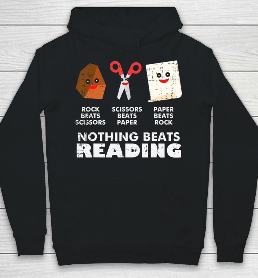 Nothing Beats Reading Book Librarian Across America Kids Hoodie