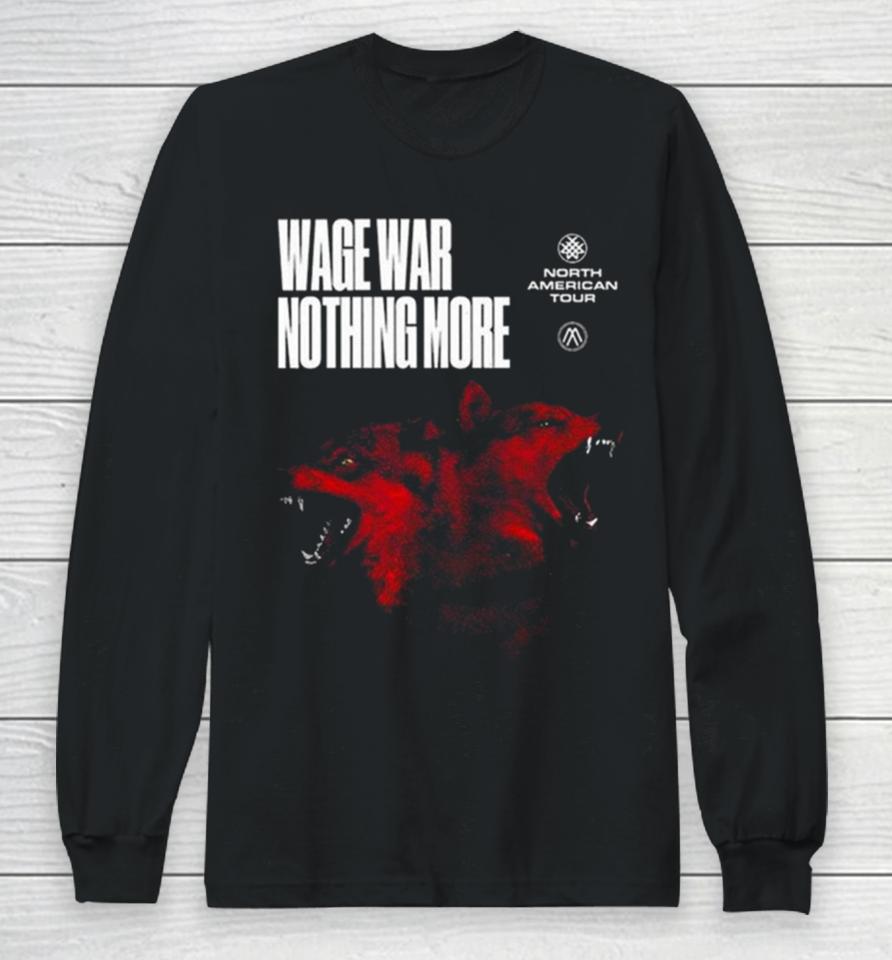 Nothing More And Wage War Spring 2024 Us Tour Long Sleeve T-Shirt