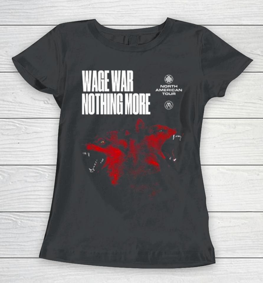 Nothing More And Wage War Spring 2024 Us Tour Women T-Shirt