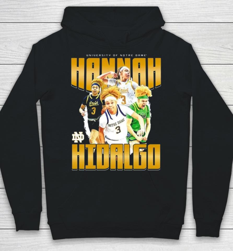 Notre Dame 2024 Ncaa Women’s Basketball Hannah Hidalgo 2023 – 2024 Post Season Hoodie