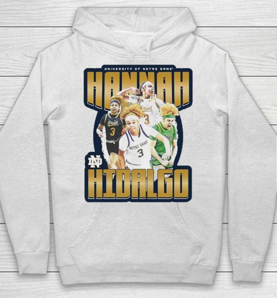 Notre Dame Fighting Irish 2024 Ncaa Women’s Basketball Hannah Hidalgo 2023 – 2024 Post Season Hoodie