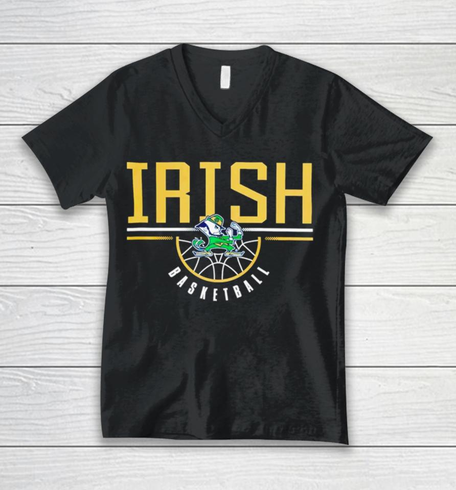 Notre Dame Fighting Irish Basketball Unisex V-Neck T-Shirt