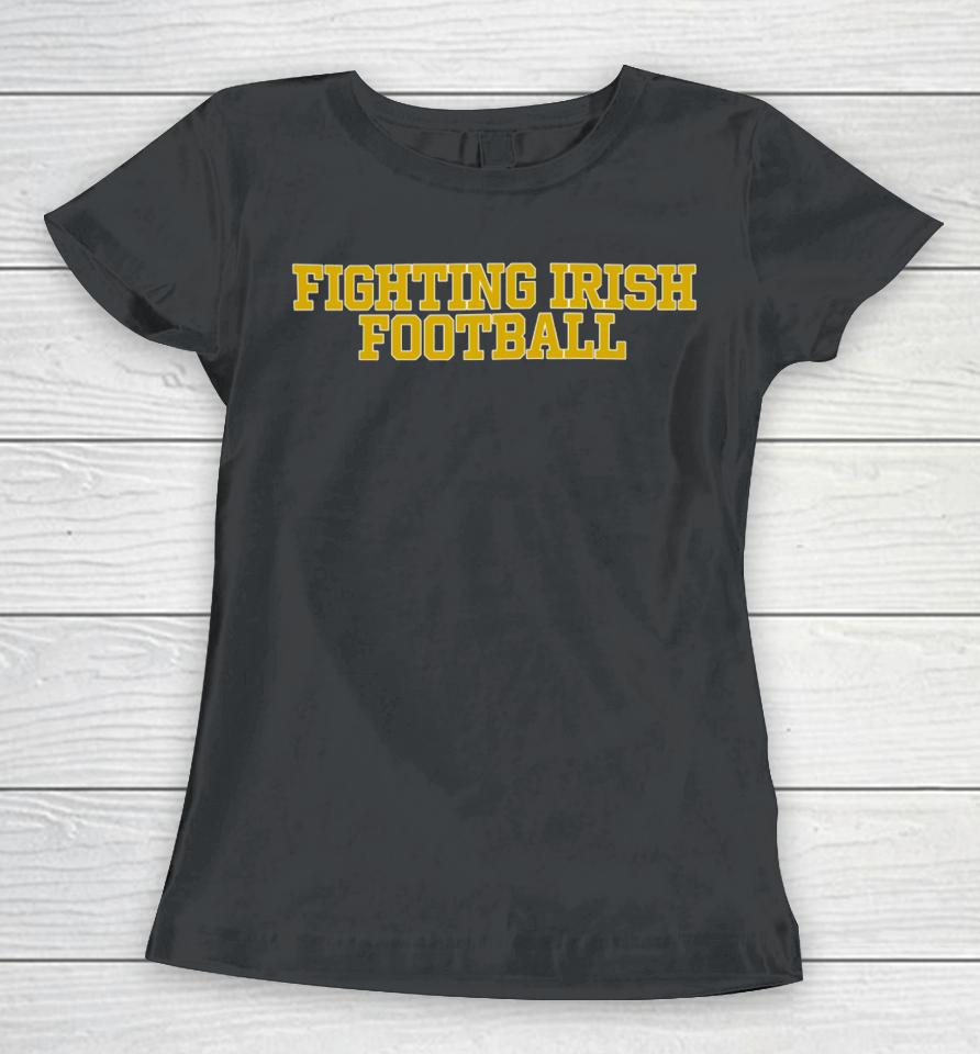 Notre Dame Football Fighting Irish Football Classic Women T-Shirt