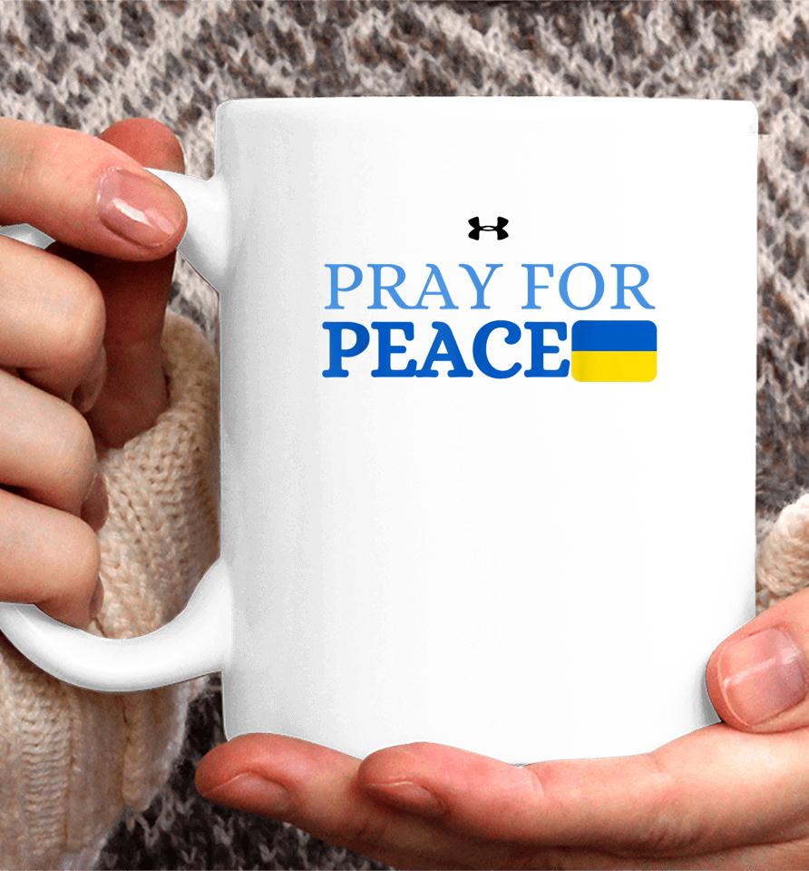 Notre Dame Pray For Peace Ukraine Flag Coffee Mug