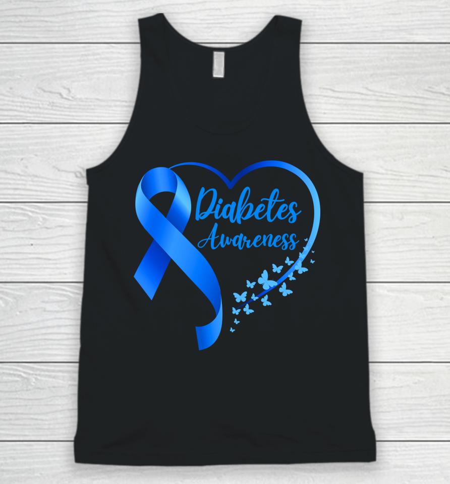 November We Wear A Blue Diabetes Awareness Type1 Td1 Unisex Tank Top