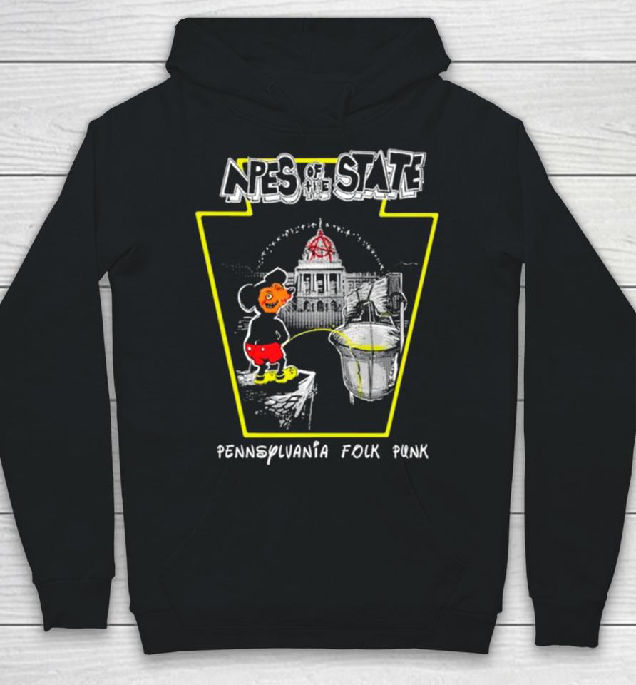 Npes Of The State Pennsylvania Folk Punk Mickey Funny Hoodie