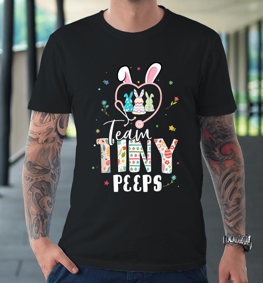 Nurse Easter Day Stethoscope Cute Bunny Premium T-Shirt