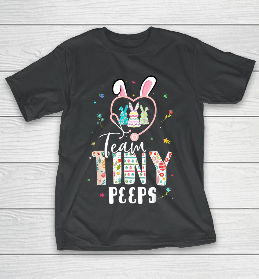 Nurse Easter Day Stethoscope Cute Bunny T-Shirt