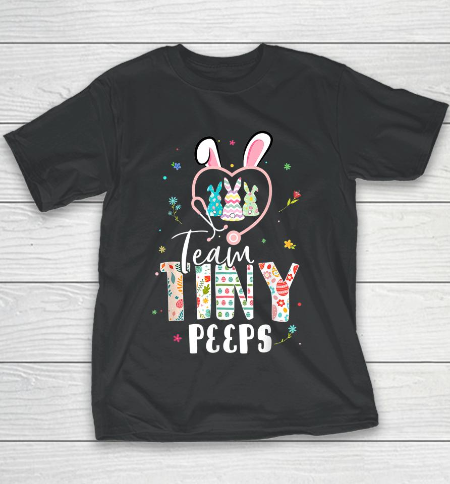 Nurse Easter Day Stethoscope Cute Bunny Youth T-Shirt