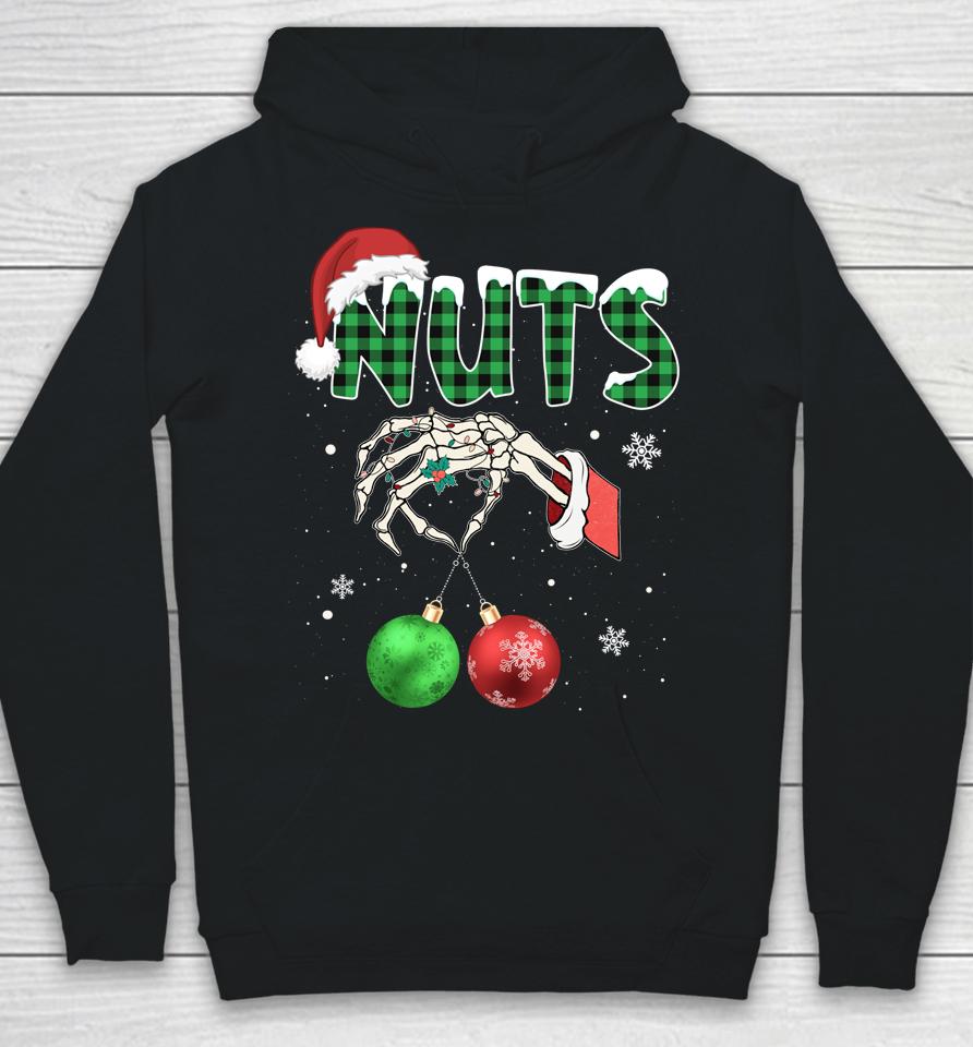 Nuts Chest Christmas Chestnuts Xmas Couple Matching Costume Hoodie