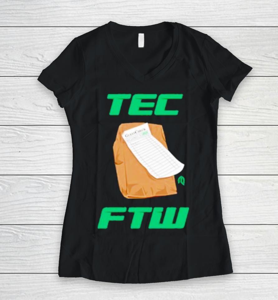 Nyj Matt Tec Tfw Women V-Neck T-Shirt