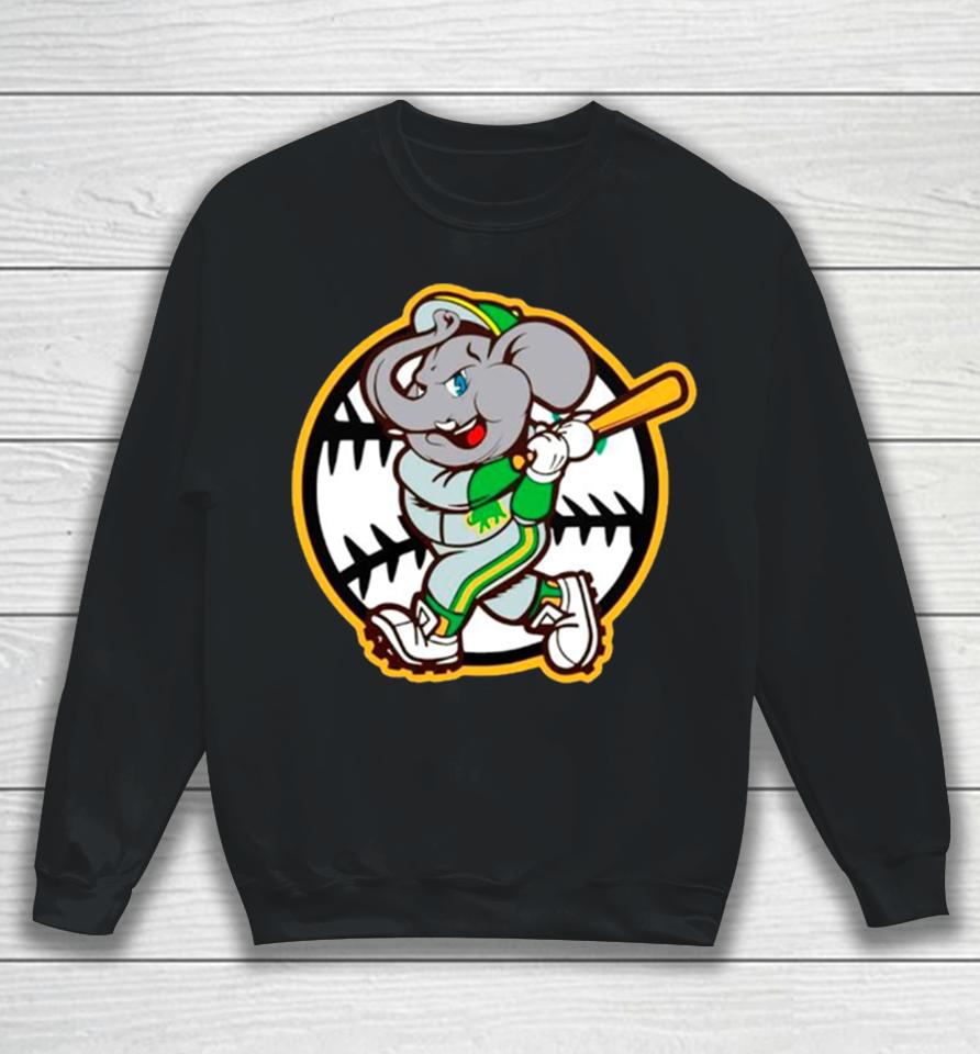 Oakland As Elephant Baseball Mlb Sweatshirt