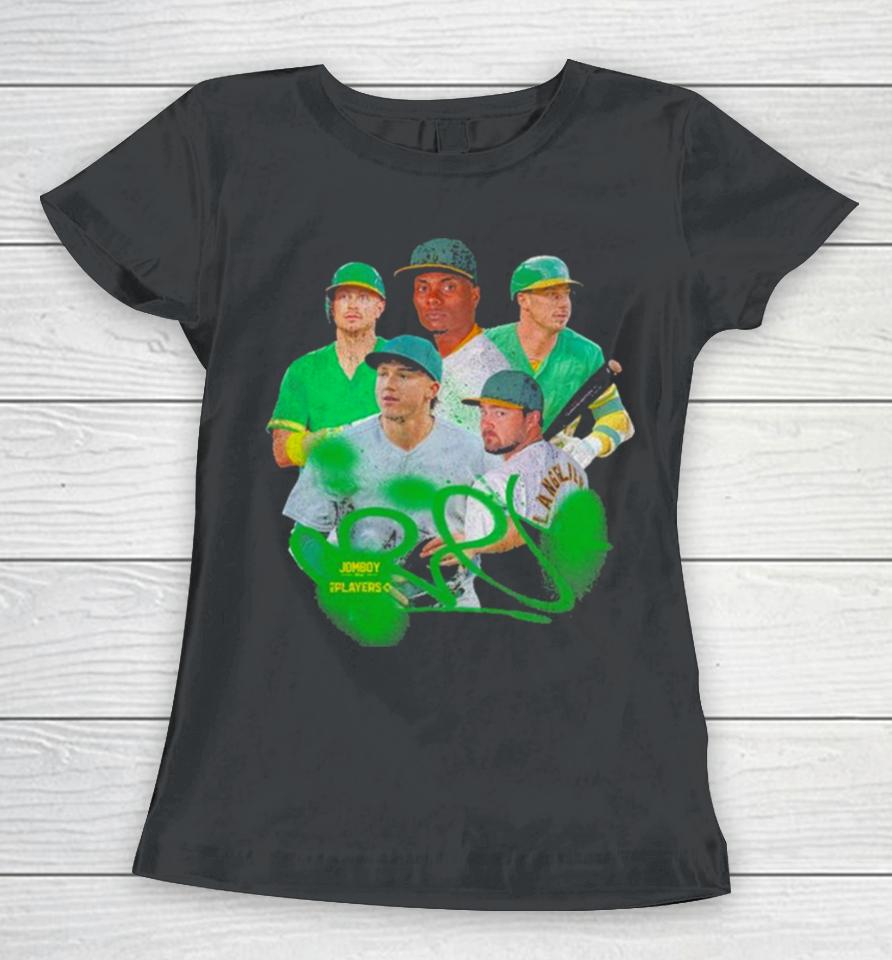 Oakland Athletics 2024 Team Vintage Women T-Shirt