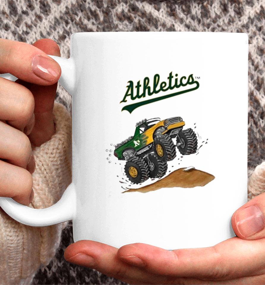 Oakland Athletics Monster Truck Mlb Coffee Mug