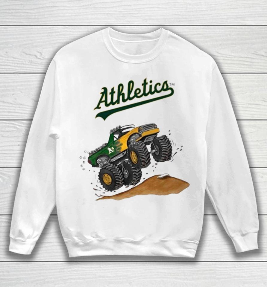 Oakland Athletics Monster Truck Mlb Sweatshirt