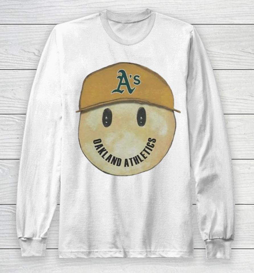 Oakland Athletics Smiley 2024 Long Sleeve T-Shirt