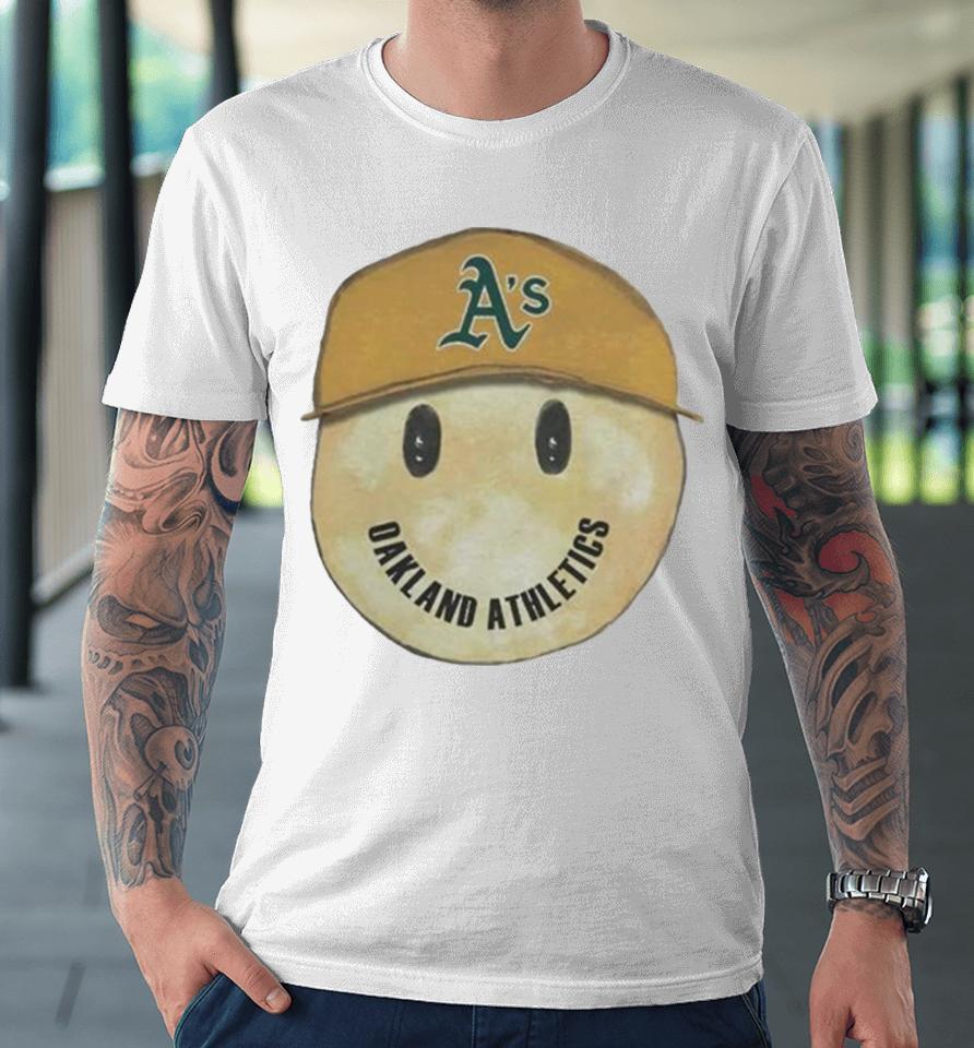 Oakland Athletics Smiley 2024 Premium T-Shirt