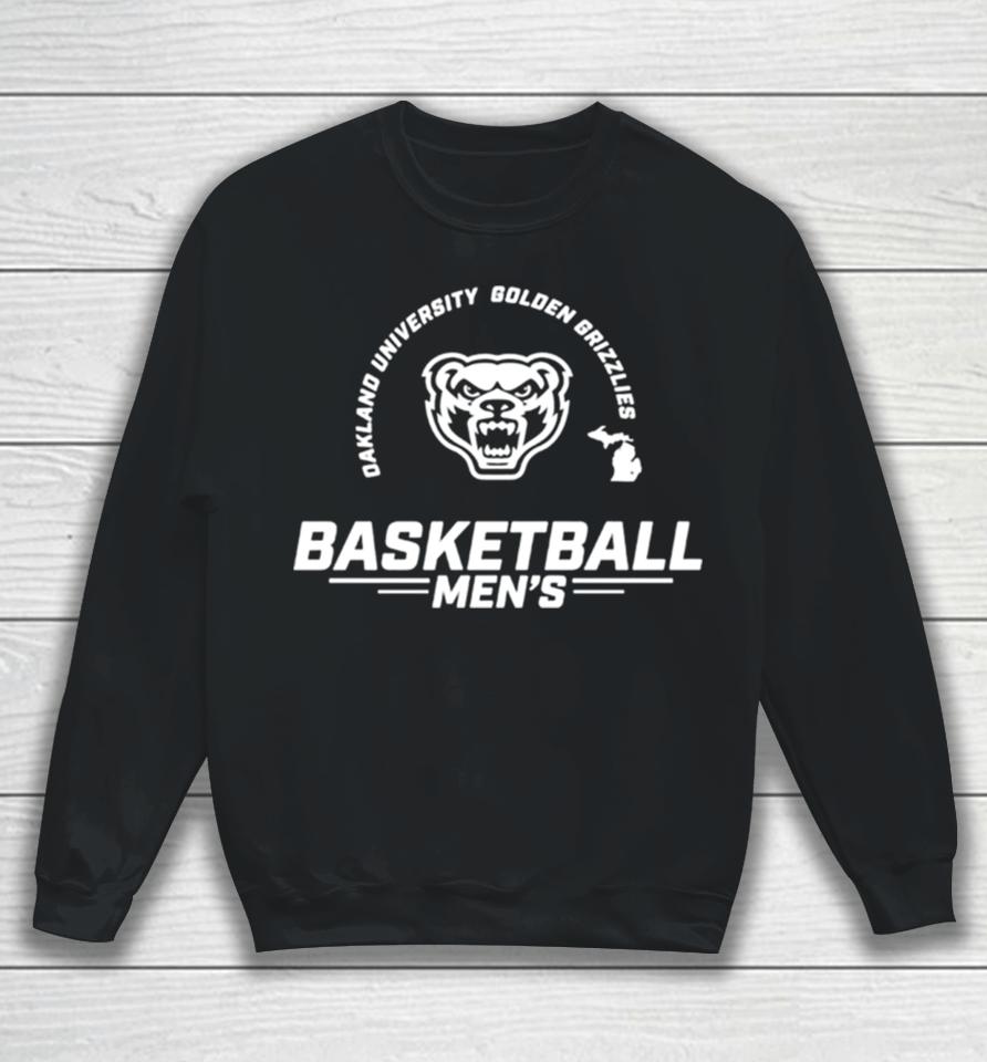 Oakland University Golden Grizzlies Basketball Men’s Classic Logo Sweatshirt