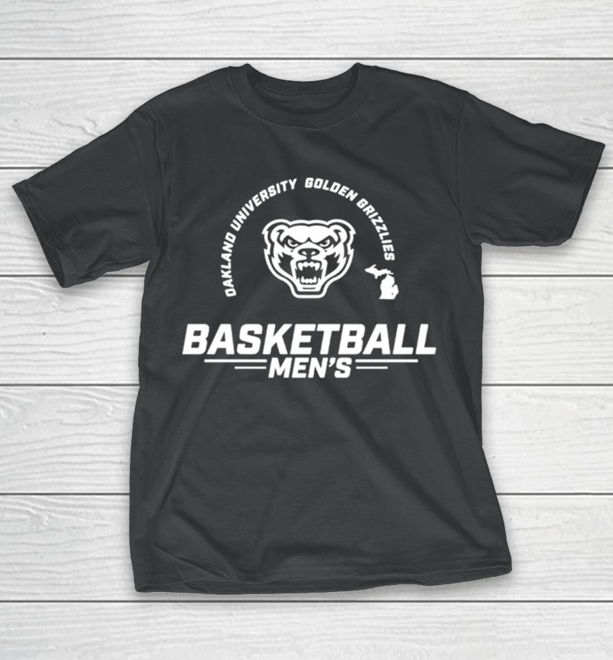 Oakland University Golden Grizzlies Basketball Men’s Classic Logo T-Shirt