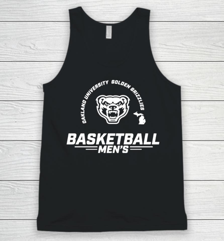 Oakland University Golden Grizzlies Basketball Men’s Classic Logo Unisex Tank Top