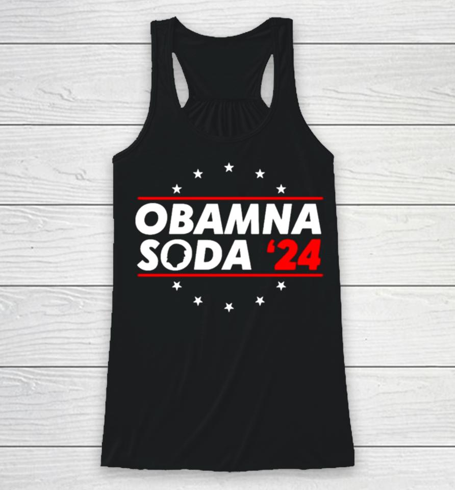 Obamna Soda 2024 Funny Trump Racerback Tank