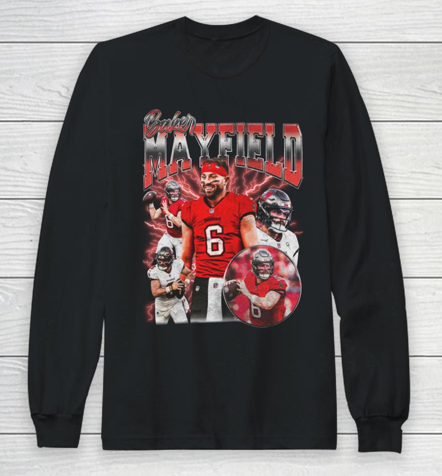 Obsessedwithgraphictees Baker Mayfield Long Sleeve T-Shirt