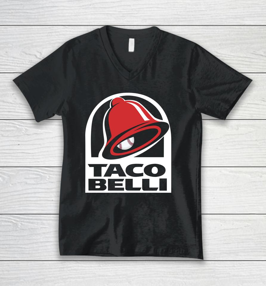 Obvious  Cody Bellinger Taco Belli Unisex V-Neck T-Shirt
