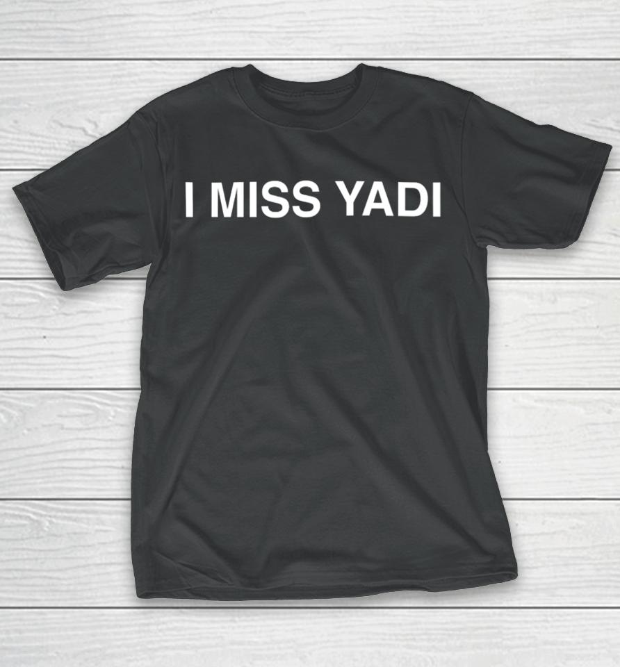 Obvious  I Miss Yadi Shirt St. Louis Baseball T-Shirt